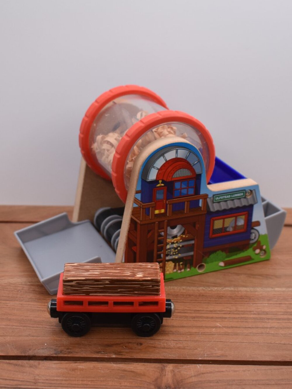 Ulfstead Lumber Wood Chipper - Thomas & Friends Wooden Railway Trains